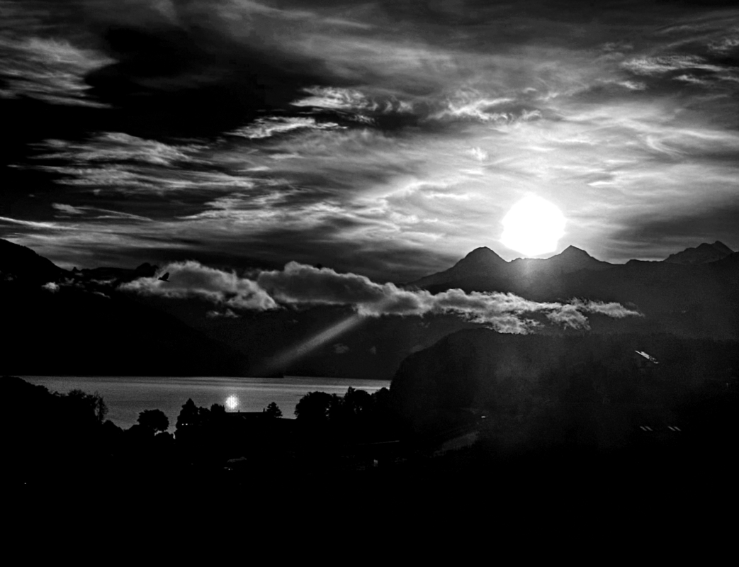 Switzerland from train